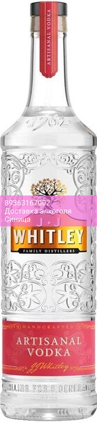 Водка "J.J. Whitley" Artisanal, 0.7 л