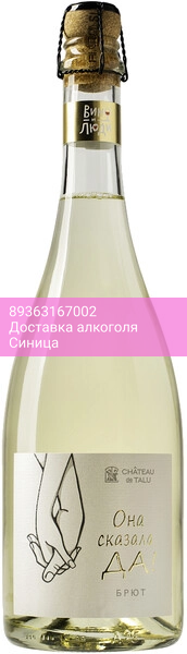 Игристое вино Chateau de Talu, "Ona Skazala Da" Brut