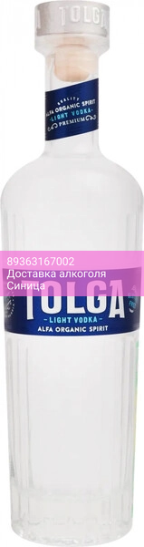 Водка "Tolga" Light, 0.5 л