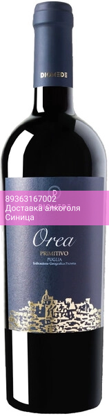 Вино Cantina Diomede, "Orea" Primitivo, Puglia IGP, 2024
